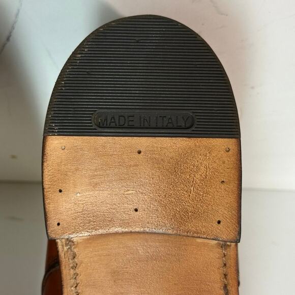 FULLY RESOLED Alden 962 Norwegian Front Blucher (Burnished Tan Calf) USA 8.5 - Picture 12 of 12
